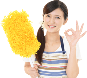 image of a cleaner girl
